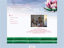 Tablet Screenshot of pavinaherbalmassage.nl